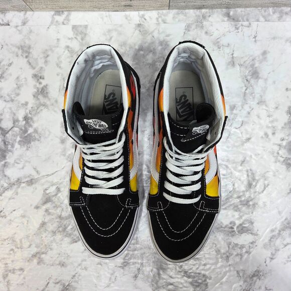 Vans Sk8-Hi Reissue Flames Men's 8.5 Skateboard Shoes VN0A2XSBPHN - Picture 5 of 10